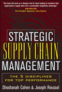 Strategic Supply Chain Management