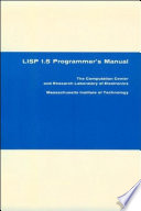 LISP 1.5 Programmer's Manual