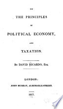 The Principles of Political Economy and Taxation