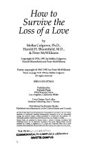 How to Survive the Loss of a Love