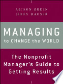 Managing to Change the World